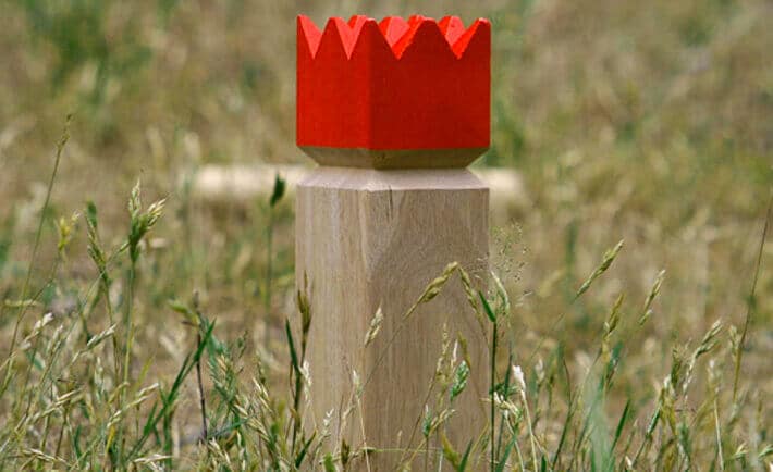 Kubb Outdoor Lawn Game with Drinking Game Rules